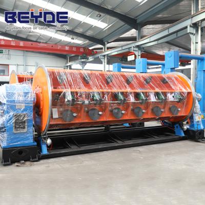 China Stranding 630/500 Rigid Strander 54 Bobbin Row Loading Wire Stranding Machine for sale