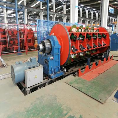 China Stranding Durable Individual Motor Driven Life ACSR Type 630/61 Wire Rigid Frame Stranding Machine for sale