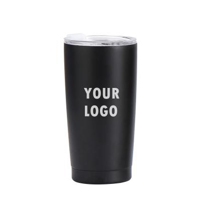 China 20oz Stainless Steel Tumbler Double Wall Thermos Travel Car Mug Water Viable Vacuum Insulated Coffee Mug for Ice Drink and Hot Beverage for sale