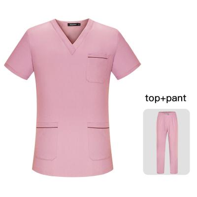 China Hot Sale Design Hospital Comfortable Factory Made Nursing Scrubs Sale Hospital Scrubs Uniform Custom Made Scrubs Nurse Hospital Uniform for sale