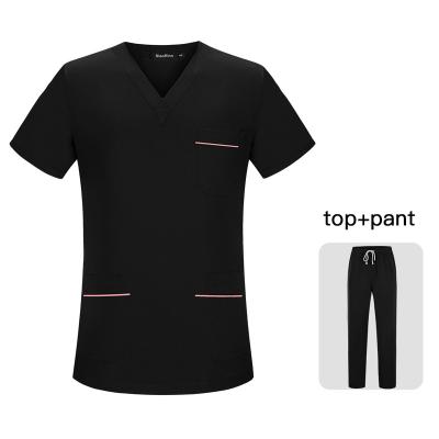 China Medical Hospital Hospital Uniform Scrub Spandex To Stretch Uniform Medical Care Scrubs Uniforms Wholesale for sale