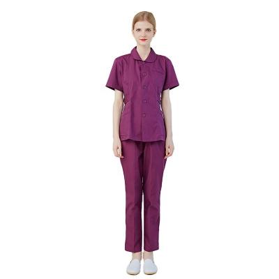 China Dark Purple Thick Nursing Nurse Medical Scrubs Design Hospital Uniforms Jacket Scrub Uniform Jackets for sale