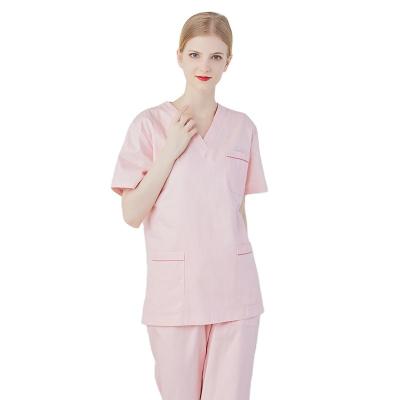 China International Hospital Market Price Short Sleeve Hospital Uniforms Suit Women Nurse Scrubs And Medical Uniforms for sale