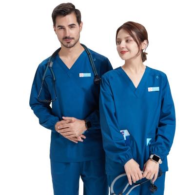 China Hospital Soft Cloth Nurse Scrubs Hospital Ladies Medical Scrubs Jogger Scrubs Hospital Uniform Sets For Women for sale