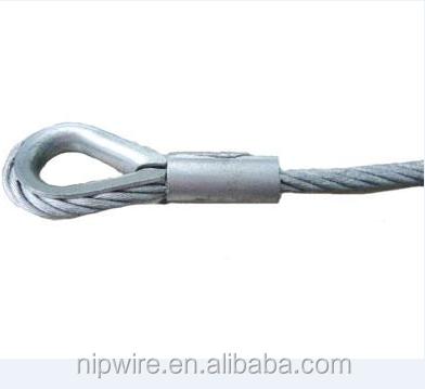 China Steel Wire Rope Steel Wire Rope Sling With Thimble for sale