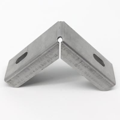 China Aluminum manufacturer formulates L shaped hanger metal bending mechanical parts and stamping parts wholesale for sale