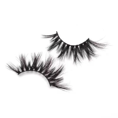 China Soft Cheap Hot Sale Natural Mink Classic Full Fluffy Lash Handcrafted Strips for sale