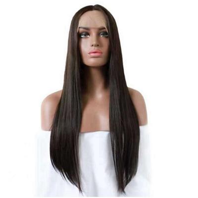 China Wholesale Customized Water Wave Can Be Styled Lace Front Bone Straight Wig Human Hair for sale