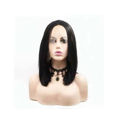 China Wholesale Can Be Dyed High Quality Can Be Dyed Lace Bob Wig With Bangs Blonde Human Hair Frontal for sale