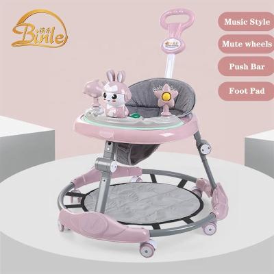 China Helper baby learn first step baby walker with 360 wheel carrier universal kids slient folding walkers baby walker for sale