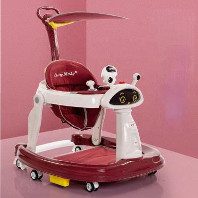 China Baby Helper To Learn Factory Baby Walker 3 In 1 Musical Cartoon Walking Toy Chair Learning Baby Walkers for sale