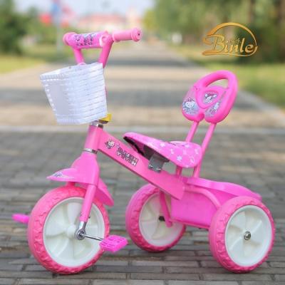 China Ride On Toy 2019 New Model Hot Selling Children Pedal Tricycle Bicycle With Big Basket In Front For 4 Years Old Kids for sale