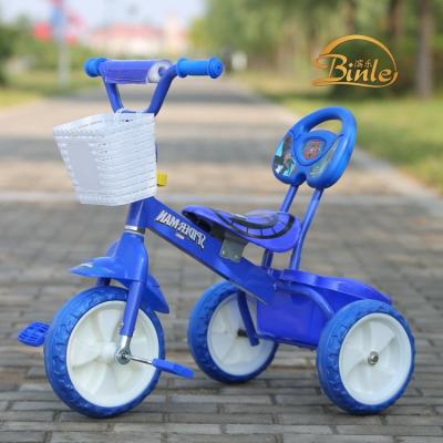 China Ride on Toy Cheap price pp plastic ride on toys baby 3 wheels triciclo kids tricycle with non-slip air free tires for sale