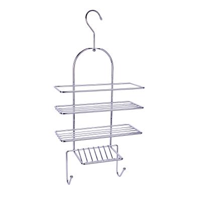 China Wall Mounted Type Chrome Finish 2 Tier Shower Caddy Great Value for sale