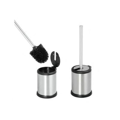 China Modern luxury toilet brush with lid, toilet brush with bracket for sale