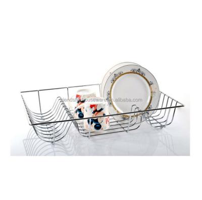 China Viable Wholesale Manufacturer Decent Quality Kitchen Metal Wire Stack Essential Easy Dish Drying Rack Professional Dish Drying Rack for sale