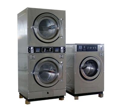 China Commercial Self Service Coin Operated Commerical Washing Machine And Dryer Combo For Laundromat for sale