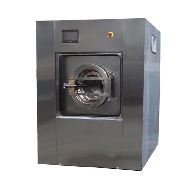 China 30kg Capacity High Efficiency Stainless Steel Overall Industrial Tunnel Washing Machine 1350*1350*1750mm for sale