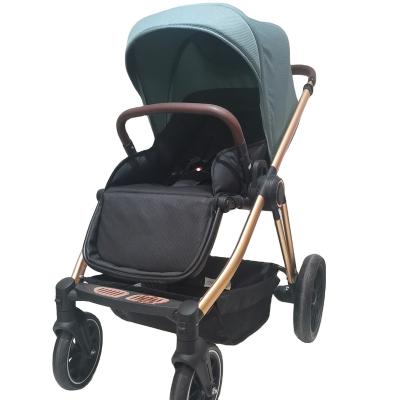 China Baby Stroller Aluminum Alloy Baby Pram Lightweight Comfortable Baby Stroller With EN 1888 2022 With Four Wheel PU for sale