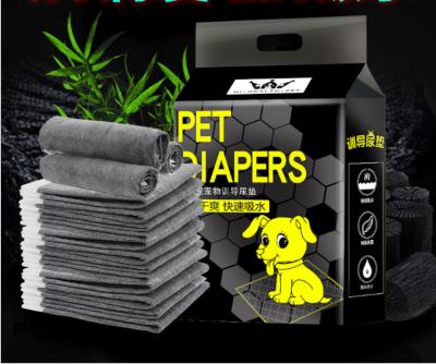 China Sustainable Super Absorbent Carbon Charcoal Training Disposable Pet Pee Puppy Pads For Pets for sale