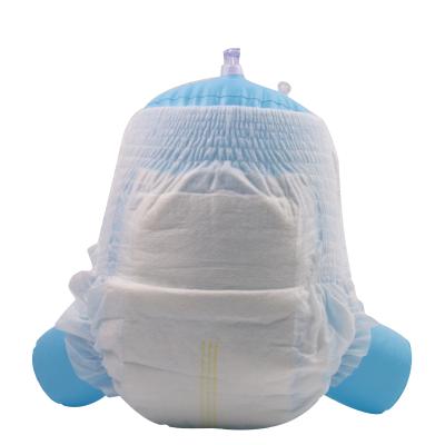 China Products Plain Weave Pulp America Imported Sleepy Pull Up Baby Diaper China Cotton Plain Weave Magic Or PP Tape Soft Breathable Leak Guard for sale