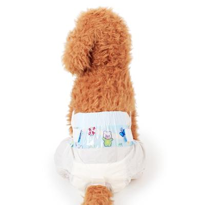 China Sustainable Hot Selling Eco - Friendly Disposable High Absorbent Female And Male Soft Outdoor Pet Wraps Dog Diapers for sale