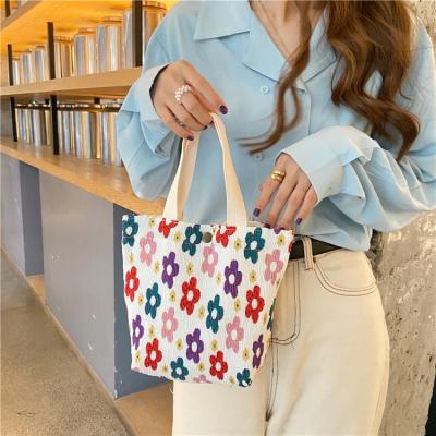 China Different Printing Rope Handle Canvas Cotton Shopping Tote Bag for sale