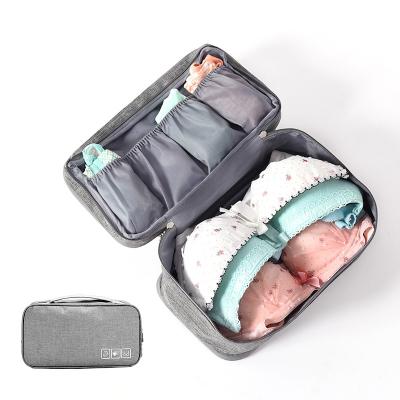 China Fashion Muti Diaper Organizer Bra Underwear Storage Bag Clothes Packing Organizer For Travel for sale