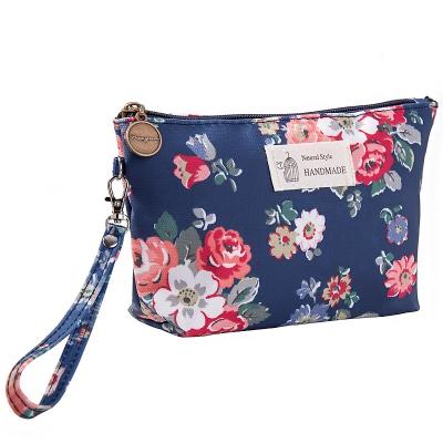 China Professional Fashion Manufacturer Blue Women Fashion Cute Cosmetic Bag for sale