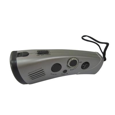 China Emergency Emergency Outdoor FM Radio Led Flashlight Torch With Alarm Function For Disaster Prevention for sale