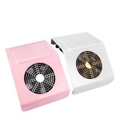 China Clean High Quality ABS 40W Pink Nail Dust Collector Nail Dust Collector White Acrylic Low Noise Professional for sale