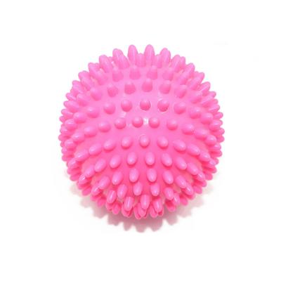 China PVC Spike Mini Yoga Massage Ball Hedgehog Body Massager Hedgehog Stick Ball Massager New Arrivals Color Barbed Multiple Muscle Relaxation Sports for sale