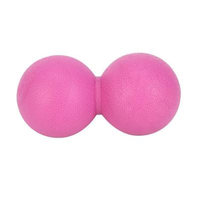 China Fitness Massage Ball Peanut Ball Relax Muscle Fascia Ball Relieve New Design Blue/Rose Red/Orange Single Foot Fascia Peanut Massager Yoga Durable Sport for sale