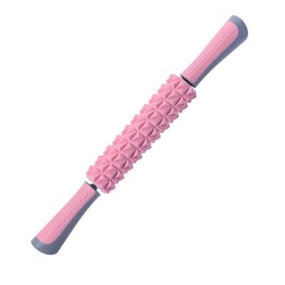 China Yoga Roller Massage Stick Relaxer Ring Clamp Leg Fitness Equipment Muscle Foam Roller Sports Fitness Foam Roller Massager Mace Roller Yoga Stick Relaxation Roller for sale