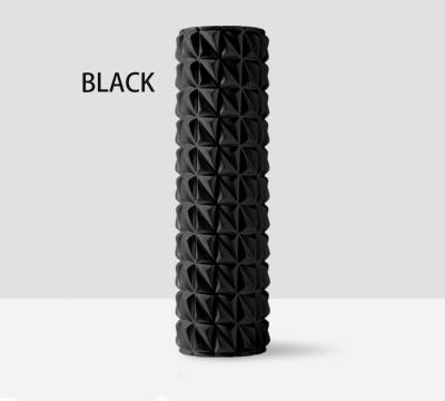 China Healthy Eva Massage For Yoga Deep Tissue EVA Foam Exercise Wheel Foam Roller Yoga Pillar Massage Stick Pilates Pilates Hollow Multiple Color Shaft Black for sale