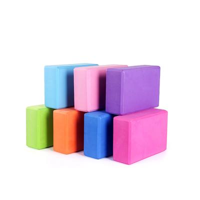 China Eco Friendly Recyclable Latex Free Non-Toxic Pink/Blue/Light Blue Greens/Grass Color Multiple Yoga Brick Blocks for sale