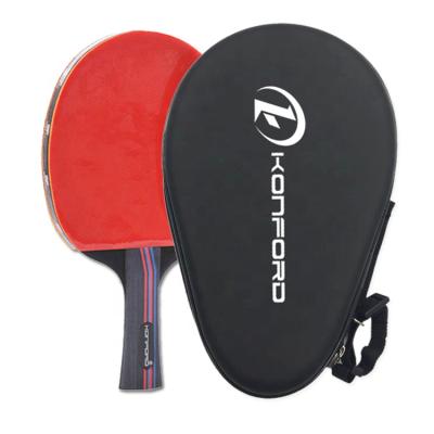 China Ping Pong Paddle Set With Case Bag Konford TT Single Paddle Set Custom Logo Single Bag Bat Print Ping Pong Paddle Set Case Wholesale Table Tennis Racket Set Quality for sale