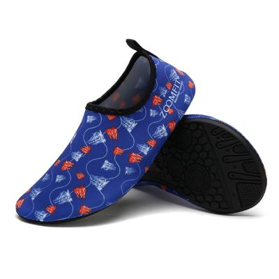 China Blue Kids Aqua Shoes Footwear Breathable Quick Drying Comfortable Water Shoes en venta