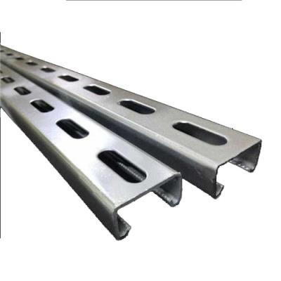 China Purlin Galvanized Construction Section Shape Steel Beam C Channel Sizes for sale