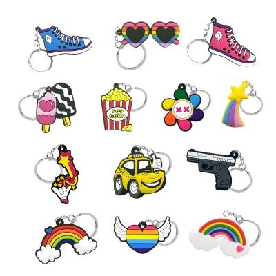 China Hot Selling New Design Cartoon Keychain PVC Rubber Key Chains Customize Keychains Promotional Gamepad Minions Gift Master Chain for sale