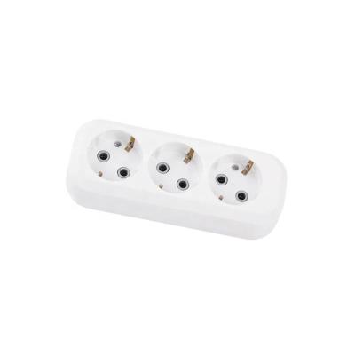 China High Quality Convenient Safety Power Socket 3 Ways Power Socket Adapter Extension Sockets for sale