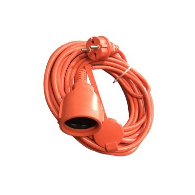 China High Quality Convenient Safety Power EU Plug Female / Male Extension Cord Replacement Electrical Ends for sale