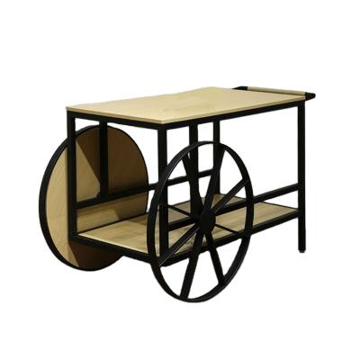 China Eco-friendly Creative Clothes Rack With Wheels Roll Fruit And Vegetable Display Rack Wheel Storage Rack Shelving Portable Trolley With for sale