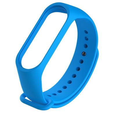 China Factory Wholesale Luxury Sport Brand Soft Silicone Smart Watch Band Strap Wrist Strap For Xiaomi MI Band 6 Strap 5 3 4 for sale