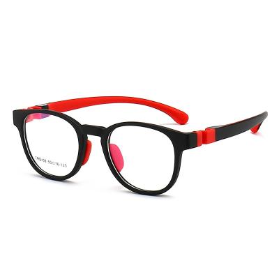 China 2021 Anti Optical Frame Detachable Computer Kids Computer Blue Light Blocking Eye Protection Silicone Glasses for sale