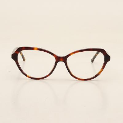 China Fashionable Designer Acetate Cat Eye Optical Frames From Italy Wenzhou Factory Glasses Eye Protection for sale