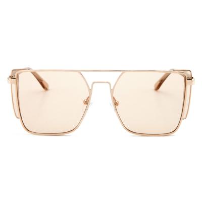 China Fashion Sunglasses OUTLOOK Flat Surface Luxury Square Female Oversized Sunglasses for sale