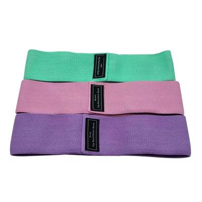 China Amazon Hot-selling Durable Resistance Bands For Legs And Butt Non Slip Elastic Hip Circle Booty Bands Set Of 3 Tiers Exercise Bands for sale