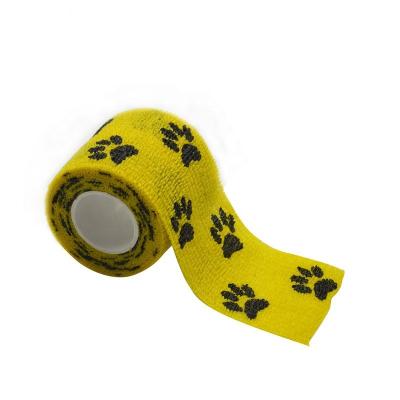 China High Quality Assorted Colors Pets Wound Care Bandage Vetwrap Tape For Pets Self Adhesive Bandage for sale