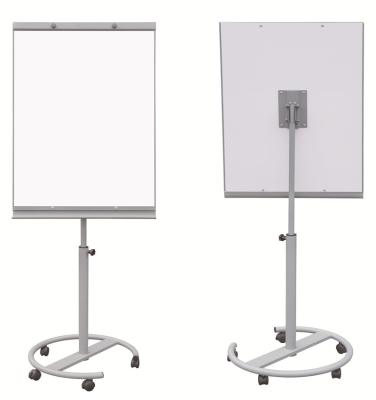 China Removable Luxury Easel Flipchart Painting Whiteboard With Wheels for sale